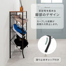 天板付きシューズラック 3段 シューズラック 下駄箱 靴箱 スリム 玄関収納 靴収納 省スペース 靴棚 薄型 狭い玄関 靴ラック 3段 くつ箱 おしゃれ シューズボックス 扉なし ぼん家具