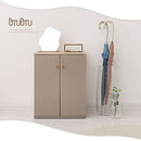 コンパクトシューズラック コンパクトシューズラック 玄関収納 シューズラック 韓国インテリア グレージュ PUTUPUTU