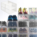 シューズボックス Sサイズ〔4個セット〕 シューズボックス 靴箱 クリア おしゃれ スニーカーボックス スニーカーケース 収納 小型 コンパクト 扉付き コレクション 積み重ね 4個セット ぼん家具