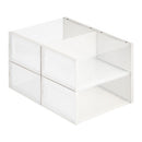 シューズボックス Sサイズ〔4個セット〕 シューズボックス 靴箱 クリア おしゃれ スニーカーボックス スニーカーケース 収納 小型 コンパクト 扉付き コレクション 積み重ね 4個セット ぼん家具