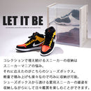 シューズボックス Mサイズ〔4個セット〕 シューズボックス クリア 靴 収納 箱型 4個セット Mサイズ おしゃれ シューズケース 扉付き コンパクト スタッキング 靴収納棚 スニーカー 約 幅25 奥行36 cm ぼん家具