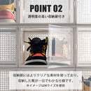 シューズボックス Lサイズ〔4個セット〕 シューズボックス スニーカーボックス クリア おしゃれ 靴収納 靴箱 スニーカーケース シューズケース 靴入れ 4個セット 透明 箱 ディスプレイ ぼん家具