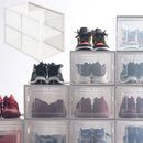 シューズボックス Lサイズ〔4個セット〕 シューズボックス スニーカーボックス クリア おしゃれ 靴収納 靴箱 スニーカーケース シューズケース 靴入れ 4個セット 透明 箱 ディスプレイ ぼん家具