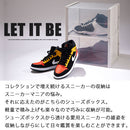 シューズボックス Lサイズ〔4個セット〕 シューズボックス スニーカーボックス クリア おしゃれ 靴収納 靴箱 スニーカーケース シューズケース 靴入れ 4個セット 透明 箱 ディスプレイ ぼん家具