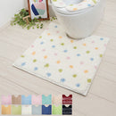 ふんわリッチトイレマット トイレマット 単品 洗える 滑り止め 拭ける ふわふわ おしゃれ 北欧 ふんわリッチ カキウチ ぼん家具