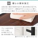 つっぱり式ランドリーラック〔ハンガーバー付き〕 洗濯機ラック ランドリーラック 突っ張り 伸縮 収納 棚 3段 おしゃれ ランドリー収納 スリム 幅60 縦型 洗濯機上 タオル収納 大理石 調 ハンガーバー ぼん家具