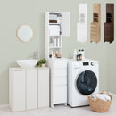 ランドリーチェスト〔幅30cm〕 ランドリーチェスト サニタリー 幅30cm × 奥行45cm × 高さ183cm 収納 スリム タオル収納 洗面所 脱衣所 洗濯物 薄型 ハイタイプ 木製 おしゃれ ぼん家具