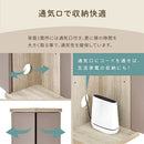 扉付き収納ボックス 扉付き収納ボックス ランドリー バス トイレ用品 トイレ収納 韓国インテリア グレージュ PUTUPUTU