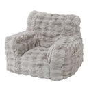 マイクロファイバー 1人掛けソファ カバー付き