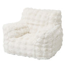 マイクロファイバー 1人掛けソファ カバー付き