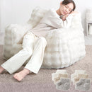 マイクロファイバー 1人掛けソファ カバー付き