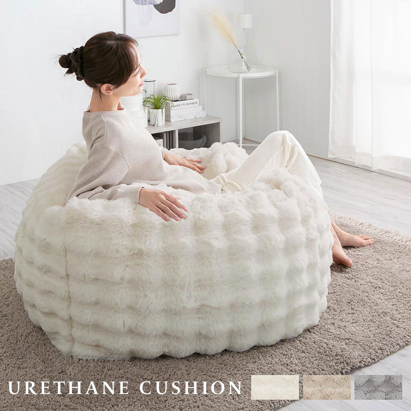 マイクロファイバー 大型 ウレタンクッション