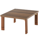 薄型ヒーター折れ脚こたつ〔70×70cm〕 こたつ コタツ 炬燵 テーブル 木製 本体 正方形 70×70 カジュアルこたつ 天板 リバーシブル 折れ脚 継足 リビング 北欧 おしゃれ ぼん家具