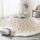 薄型ヒーター折れ脚こたつ〔円形直径70cm〕 こたつ コタツ おしゃれ こたつテーブル 大理石風 モルタル調 北欧 70 丸 リビングこたつ 家具調こたつ 継ぎ脚 折りたたみ ヒーター 薄型 ぼん家具