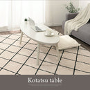 天然木・折れ脚こたつ〔楕円形120cm〕 こたつ コタツ 炬燵 テーブル 本体 座卓 楕円 120 折れ脚 カジュアルこたつ 和室 リビング 北欧 おしゃれ ぼん家具