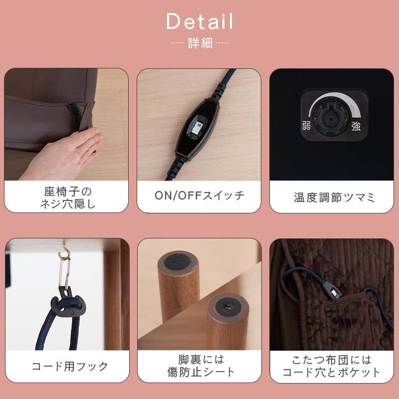 1人用こたつ　3点セット
