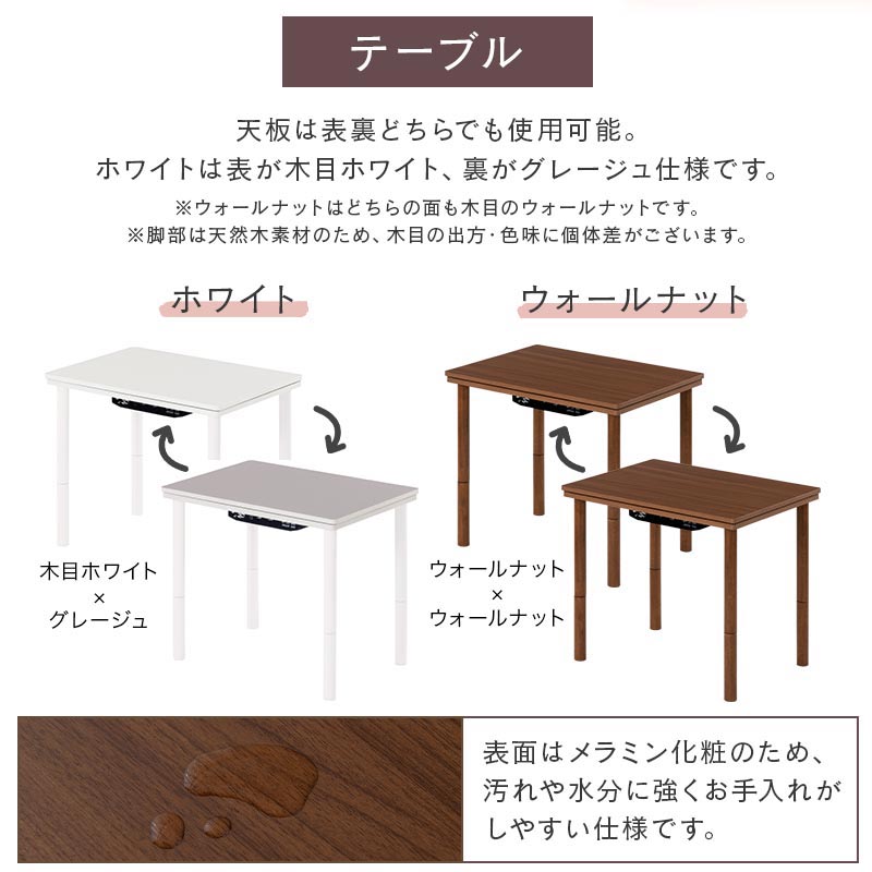 1人用こたつ　3点セット