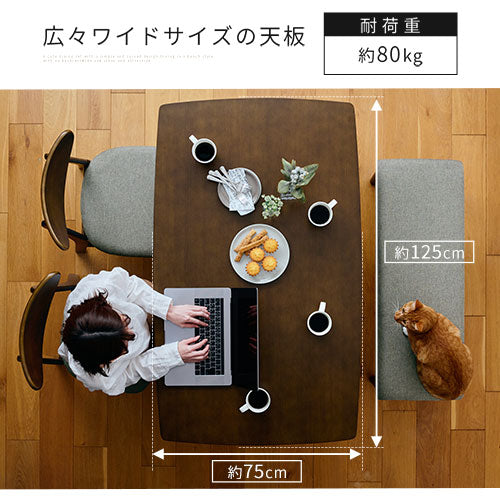 ダイニングテーブルセット〔4点セット〕