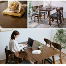 ダイニングテーブルセット〔5点セット〕 ダイニングテーブルセット 4人用 5点セット ダイニングテーブル ダイニングチェア 4脚 木製 背もたれ 北欧 モダン おしゃれ ぼん家具