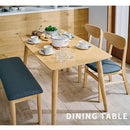 [125×75cm] ダイニングテーブル 4人掛け ダイニングテーブル テーブル 食卓テーブル カフェテーブル 4人 ２人 おしゃれ ダイニング キッチン カフェ 食卓 木製 幅125 奥行75 高さ70 ぼん家具