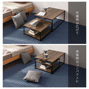 ネストテーブル テーブル ローテーブル おしゃれ ネストテーブル センターテーブル リビングテーブル 伸縮 木製 デスク 北欧 大理石風 アンティーク調 棚付き 可動棚 ぼん家具