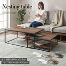 ネストテーブル テーブル ローテーブル おしゃれ ネストテーブル センターテーブル リビングテーブル 伸縮 木製 デスク 北欧 大理石風 アンティーク調 棚付き 可動棚 ぼん家具