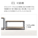 ネストテーブル テーブル ローテーブル おしゃれ ネストテーブル センターテーブル リビングテーブル 伸縮 木製 デスク 北欧 大理石風 アンティーク調 棚付き 可動棚 ぼん家具