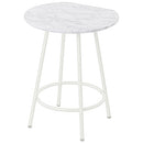 [60×54.5cm] 半円型カフェテーブル ダイニングテーブル 2人用 半円 丸テーブル カフェテーブル おしゃれ 食卓テーブル 壁付け カウンターテーブル 円形 丸型 スリム 北欧 大理石 柄 ぼん家具