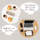 [60×54.5cm] 半円型カフェテーブル ダイニングテーブル 2人用 半円 丸テーブル カフェテーブル おしゃれ 食卓テーブル 壁付け カウンターテーブル 円形 丸型 スリム 北欧 大理石 柄 ぼん家具