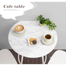 [60×54.5cm] 半円型カフェテーブル ダイニングテーブル 2人用 半円 丸テーブル カフェテーブル おしゃれ 食卓テーブル 壁付け カウンターテーブル 円形 丸型 スリム 北欧 大理石 柄 ぼん家具