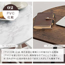 [60×54.5cm] 半円型カフェテーブル ダイニングテーブル 2人用 半円 丸テーブル カフェテーブル おしゃれ 食卓テーブル 壁付け カウンターテーブル 円形 丸型 スリム 北欧 大理石 柄 ぼん家具