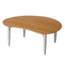 ビーンズテーブル キッズテーブル キッズデスク 折り畳みテーブル 木製 お絵かき 学習机 おままごと ビーンズ型 かわいい キッズデスク 軽量 コンパクト 折りたたみ座卓 ぼん家具