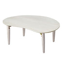 ビーンズテーブル キッズテーブル キッズデスク 折り畳みテーブル 木製 お絵かき 学習机 おままごと ビーンズ型 かわいい キッズデスク 軽量 コンパクト 折りたたみ座卓 ぼん家具