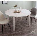 [直径120cm] ラウンドダイニングテーブル 4人掛け ダイニングテーブル テーブル 丸テーブル 円卓 食卓テーブル 4人用 カフェテーブル 丸型 大きい リビングダイニング ラウンドテーブル 約120cm ぼん家具