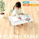 キッズテーブル〔60ｘ45cm〕 キッズテーブル キッズデスク 折りたたみテーブル 長方形 木製 ローテーブル おしゃれ 軽量 子供用 スリム コンパクト 約 幅60 奥行45 高さ30cm お絵描き ぼん家具