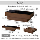 センターテーブル テーブル ガラステーブル ローテーブル センターテーブル リビングテーブル おしゃれ 収納 強化ガラス 引き出し モダン 茶 ホワイト 木製 北欧 ぼん家具