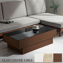 センターテーブル テーブル ガラステーブル ローテーブル センターテーブル リビングテーブル おしゃれ 収納 強化ガラス 引き出し モダン 茶 ホワイト 木製 北欧 ぼん家具