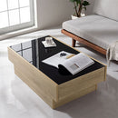 センターテーブル テーブル ガラステーブル ローテーブル センターテーブル リビングテーブル おしゃれ 収納 強化ガラス 引き出し モダン 茶 ホワイト 木製 北欧 ぼん家具