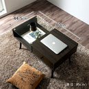 引き出し付きセンターテーブル センターテーブル 引き出し 収納付き ローテーブル 収納 テーブル ガラス天板 木製テーブル テーブル収納 ガラス 魅せる収納 幅80 奥行45 低め ぼん家具