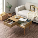 引き出し付きセンターテーブル センターテーブル 引き出し 収納付き ローテーブル 収納 テーブル ガラス天板 木製テーブル テーブル収納 ガラス 魅せる収納 幅80 奥行45 低め ぼん家具