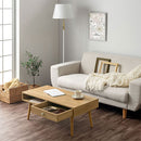 引き出し付きセンターテーブル センターテーブル 引き出し 収納付き ローテーブル 収納 木製テーブル テーブル収納 幅90 奥行45 低め ロー ワンルーム 一人暮らし 組み立て簡単 ぼん家具