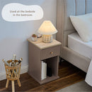 サイドテーブル サイドテーブル テーブル サイドテーブル 韓国インテリア グレージュ PUTUPUTU