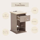 サイドテーブル サイドテーブル テーブル サイドテーブル 韓国インテリア グレージュ PUTUPUTU