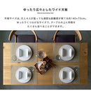 [140×70cm] パイン無垢材ダイニングテーブル 4人掛け ダイニングテーブル 天然木 約 幅140cm 高さ75cm リビングテーブル テーブル単品 長方形 大きめ カフェ風 机 デスク リビング学習 食卓テーブル 高脚 ぼん家具