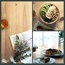 [140×70cm] パイン無垢材ダイニングテーブル 4人掛け ダイニングテーブル 天然木 約 幅140cm 高さ75cm リビングテーブル テーブル単品 長方形 大きめ カフェ風 机 デスク リビング学習 食卓テーブル 高脚 ぼん家具