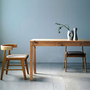 [140×70cm] パイン無垢材ダイニングテーブル 4人掛け ダイニングテーブル 天然木 約 幅140cm 高さ75cm リビングテーブル テーブル単品 長方形 大きめ カフェ風 机 デスク リビング学習 食卓テーブル 高脚 ぼん家具