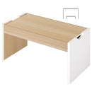 キッズテーブル キッズデスク キッズテーブル 90×45 子供 テーブル 子供用テーブル 机 木製 レゴ ブロック おもちゃ 収納 フチ付き タブレット スタンド付き フタ ぼん家具