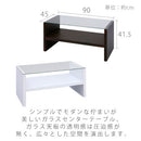 コーヒーテーブル センターテーブル ローテーブル 収納 ガラステーブル 座卓 おしゃれ 机 コーヒーテーブル 棚付き 幅90 木目 モダン 北欧 リビング ぼん家具