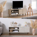 テレビ台 テレビ台 ローボード テレビボード TV台 ロータイプ 43型対応 木製 扉付き 棚板 可動棚 ラック 収納 棚 脚付き コード穴 ルーター収納 リビング収納 ぼん家具
