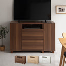 [ 幅120cm ] テレビ台ハイタイプ テレビ台 テレビボード ハイタイプ おしゃれ TV台 TVボード テレビラック キャビネット 壁寄せ 50インチ サイドボード 扉付き 引き出し 収納 大容量 ぼん家具